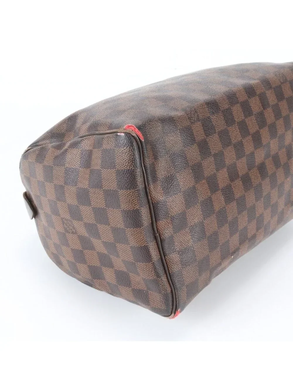 Louis Vuitton Damier Speedy 30 Leather Tote Bag Shoulder
